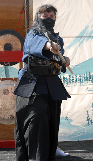 Kobudo instructor A. L. Gallegos